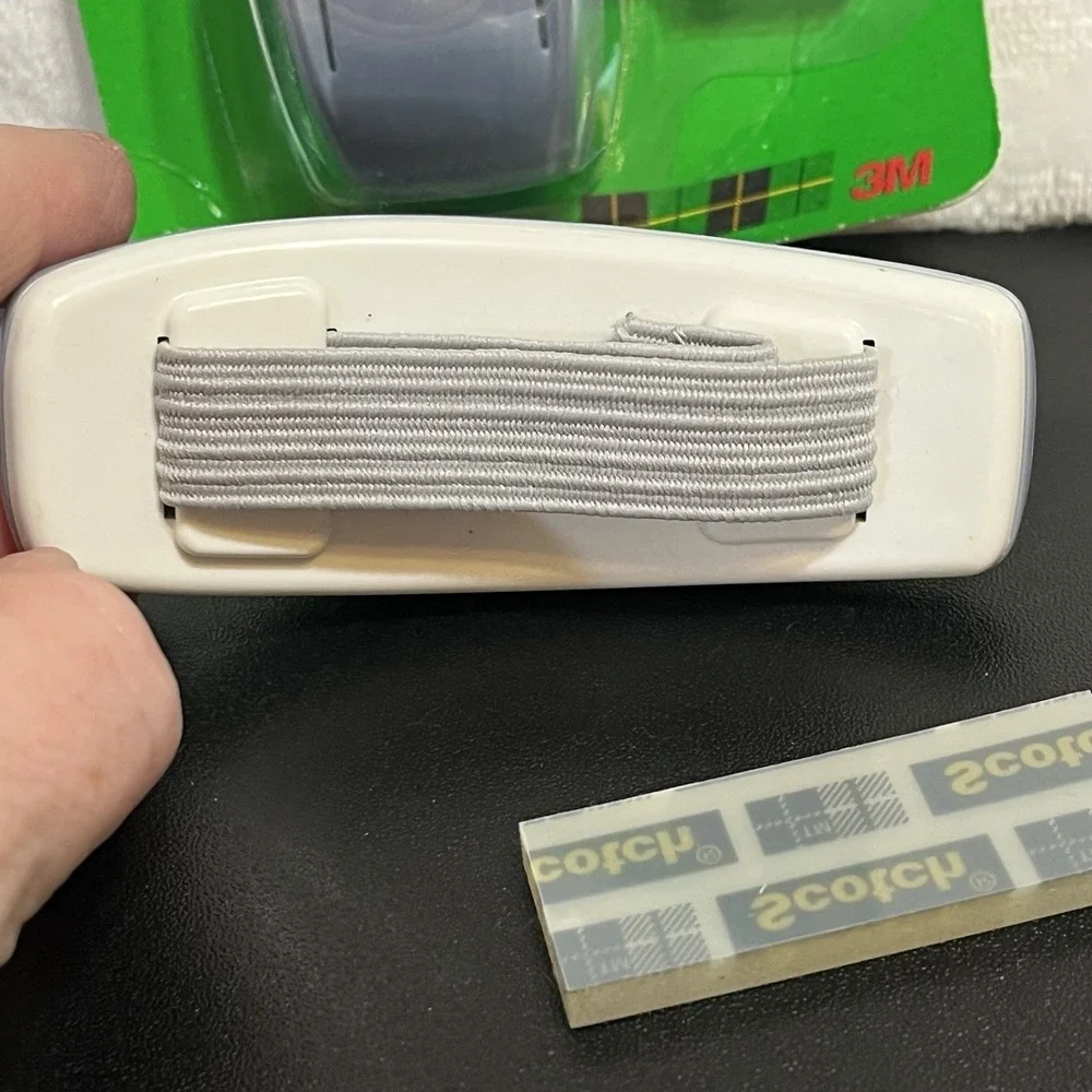 3M Scotch Gray Pop-Up Tape Handband Dispenser w/ 1 Tape Pad w/ Extra Band & Tape